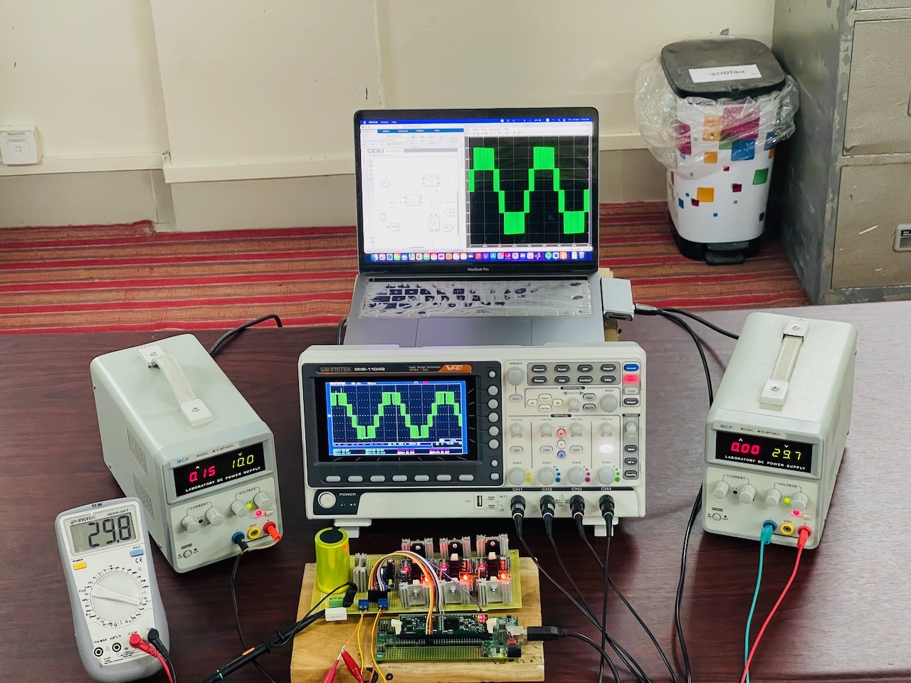 Custom Single Phase Inverter Topology Experiment
